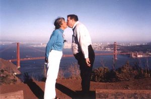 ART AND SUE MAYOFF'S 34TH ANNIVERSARY - ABOVE THE GOLDEN GATE BRIDGE