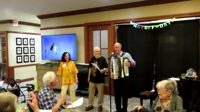Bernie Laraine Oli singing