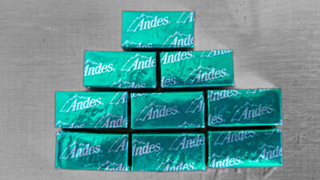 Guests from near and far conquered The Andes to celebrate! Mountain of Andes mints